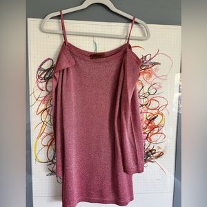 Missoni off should pink top